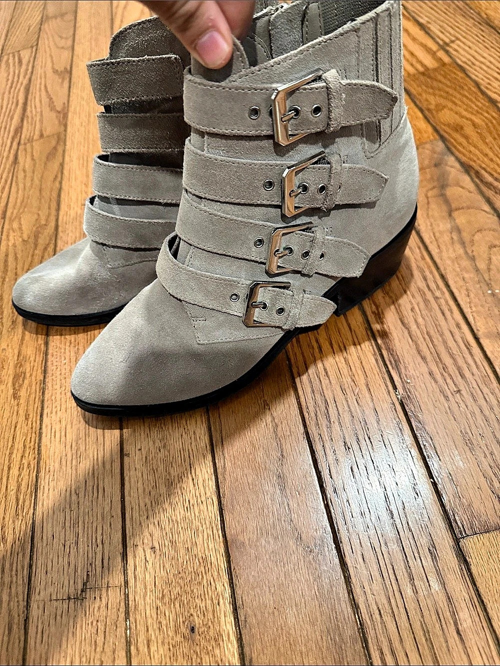 Dolce Vita Tae tan Buckle Ankle Boots US 6.5